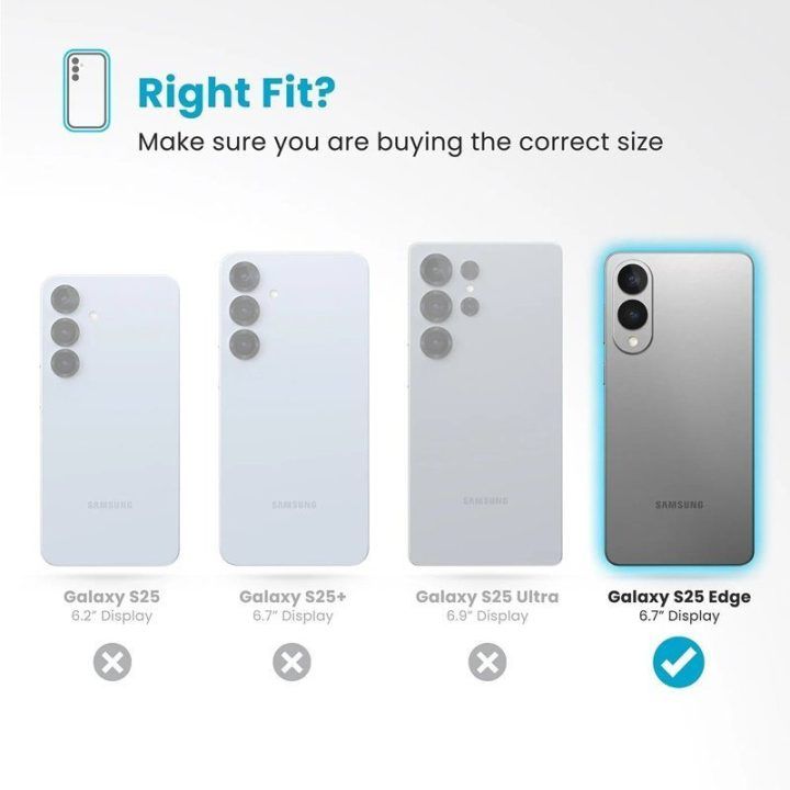 Dėklas Samsung Galaxy S25 Edge, juodas, Speck Presidio2 Grip Magnet