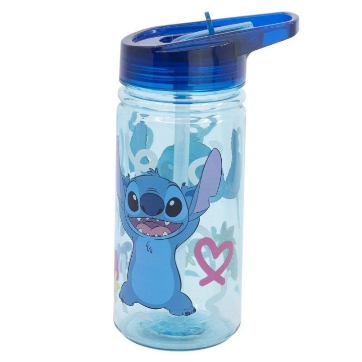 Gertuvė Disney Stitch su laikikliu ir snapeliu, 475 ml