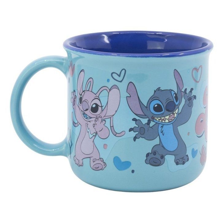 Disney Stitch keraminis puodelis 355 ml su dovanų dėžute
