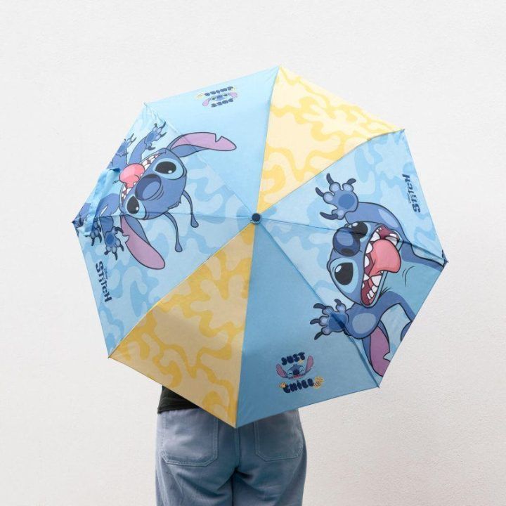 Skėtis Disney Stitch, automatinis sulankstomas