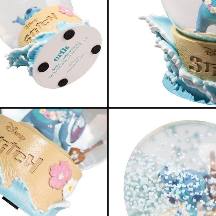 „Disney Stitch“ stiklinis sniego rutulys su dovanų dėžute