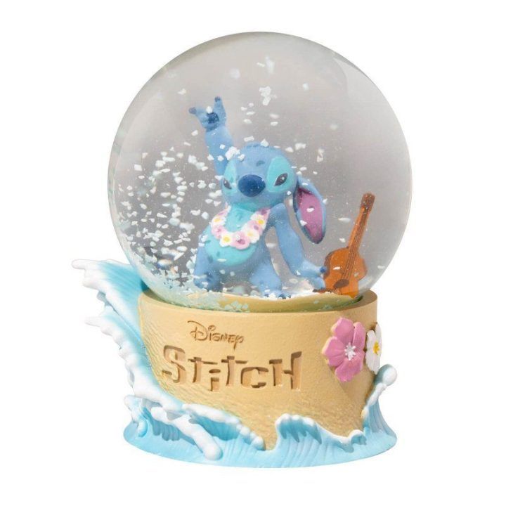 „Disney Stitch“ stiklinis sniego rutulys su dovanų dėžute