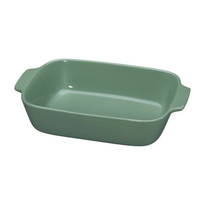 Keraminė kepimo forma Küchenprofi Porto, žalia, 30 × 19 cm