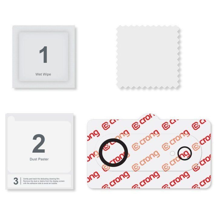 Apsauginis stiklas iPhone Air kamerai Crong Lens Shield