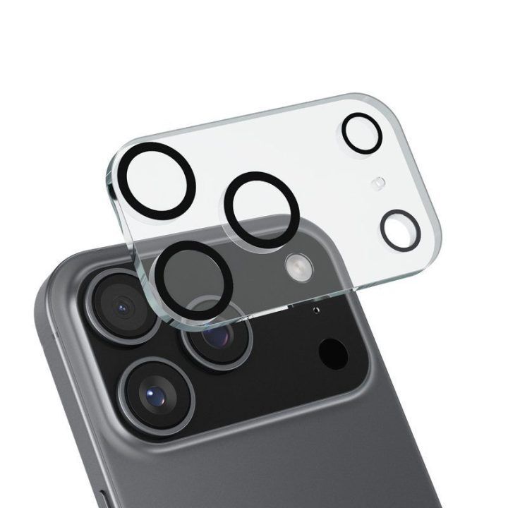 Apsauginis stiklas kamerai iPhone 17 Pro, 9H, Crong