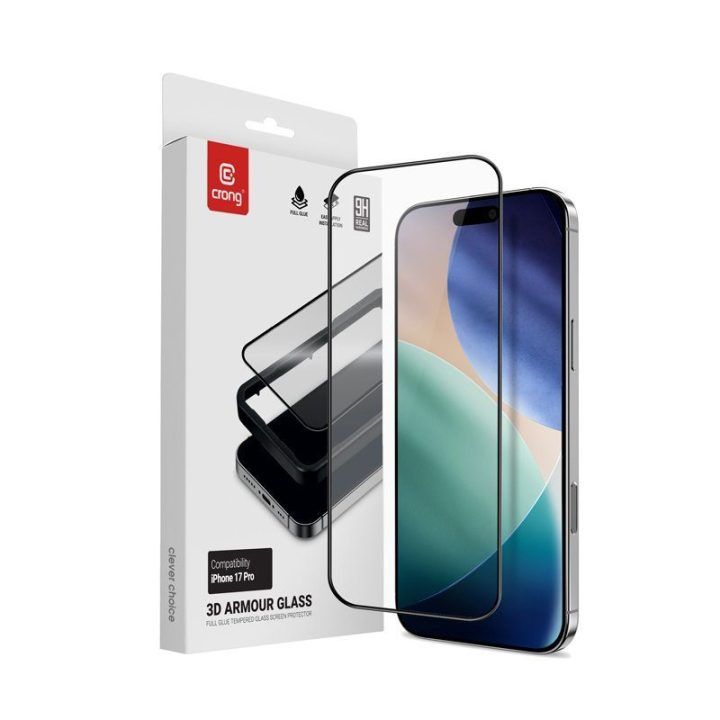 Grūdintas apsauginis stiklas iPhone 18 Pro / 17 Pro