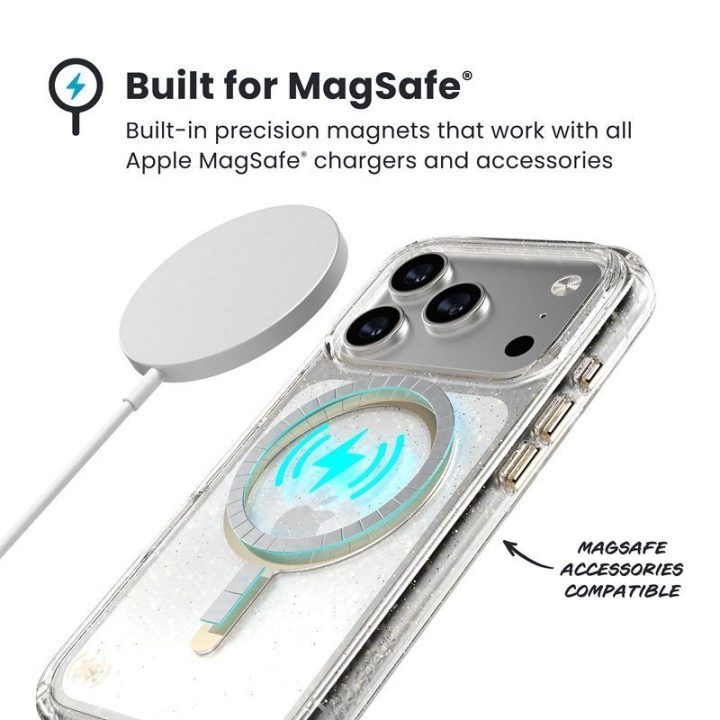 Dėklas Speck Presidio Lux MagSafe iPhone 17 Pro, auksinis
