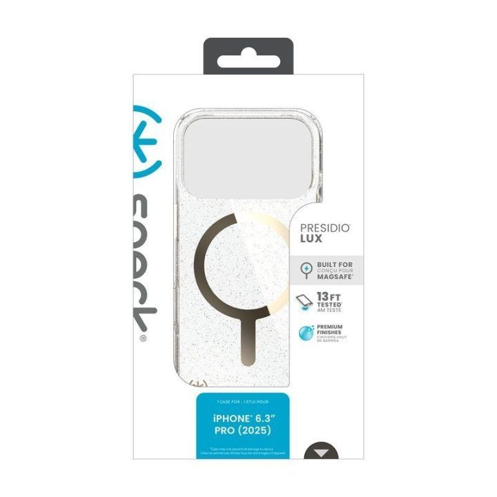 Dėklas Speck Presidio Lux MagSafe iPhone 17 Pro, auksinis