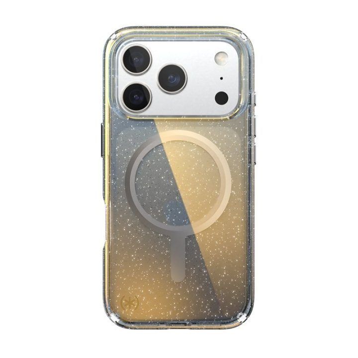Dėklas Speck Presidio Lux MagSafe iPhone 17 Pro, sidabro spalvos