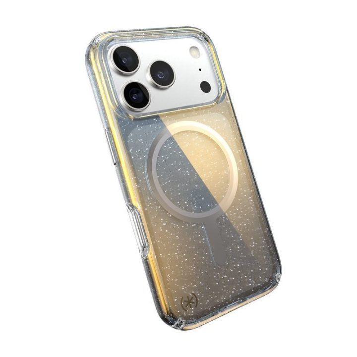 Dėklas Speck Presidio Lux MagSafe iPhone 17 Pro, sidabro spalvos