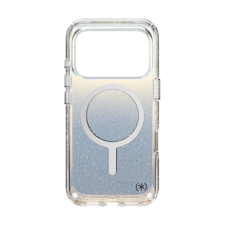 Dėklas Speck Presidio Lux MagSafe iPhone 17 Pro, sidabro spalvos
