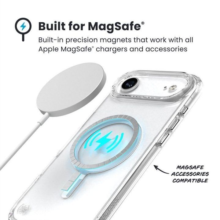 Permatomas dėklas Speck Presidio Perfect Clear MagSafe iPhone Air