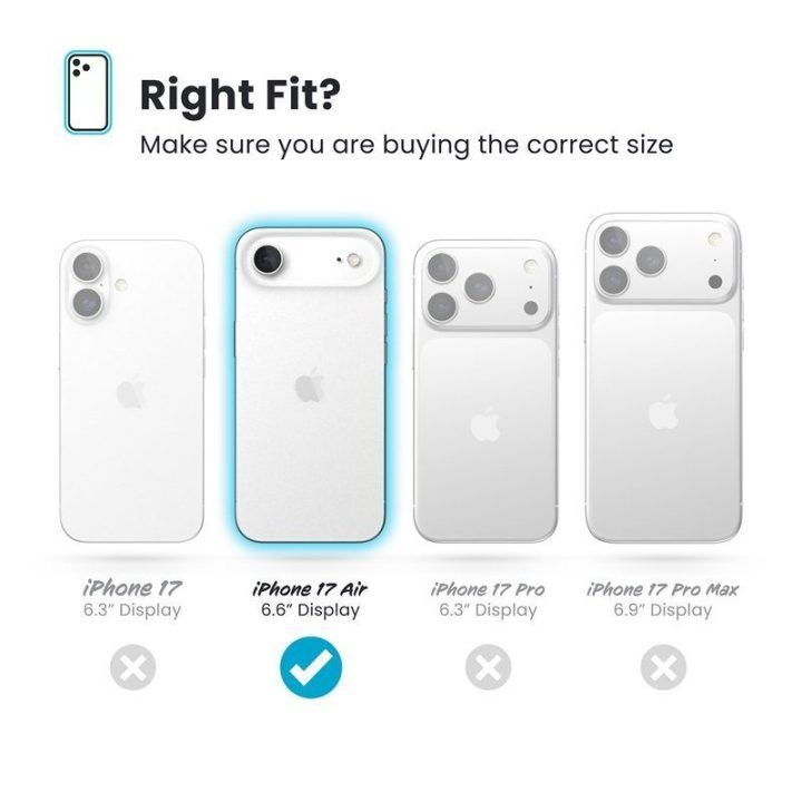 Dėklas iPhone Air Speck Presidio2 Grip MagSafe, mėlynas