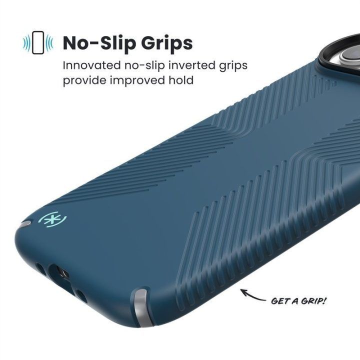 Dėklas iPhone Air Speck Presidio2 Grip MagSafe, mėlynas