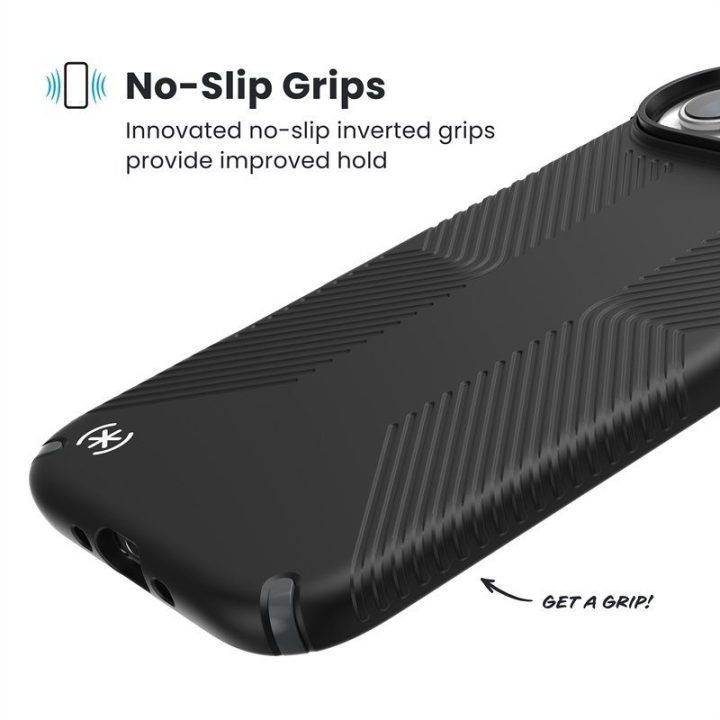 Dėklas iPhone Air Speck Presidio2 Grip MagSafe, juodas