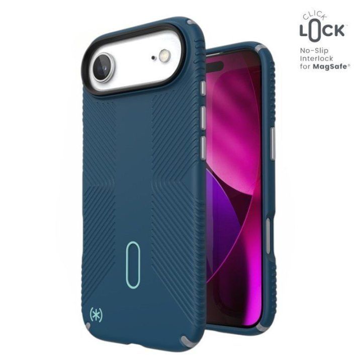 Dėklas iPhone Air Speck Presidio2 Grip ClickLock MagSafe, mėlynas