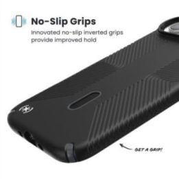 Dėklas iPhone Air Speck Presidio2 Grip ClickLock su MagSafe, juodas