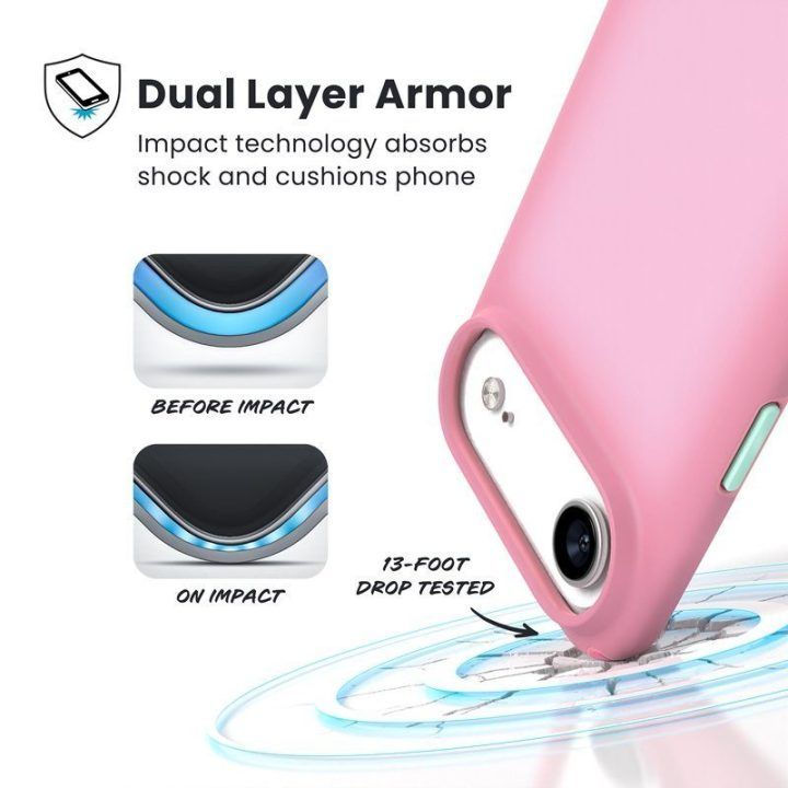 Dėklas iPhone Air Speck Presidio Lux MagSafe, rožinis