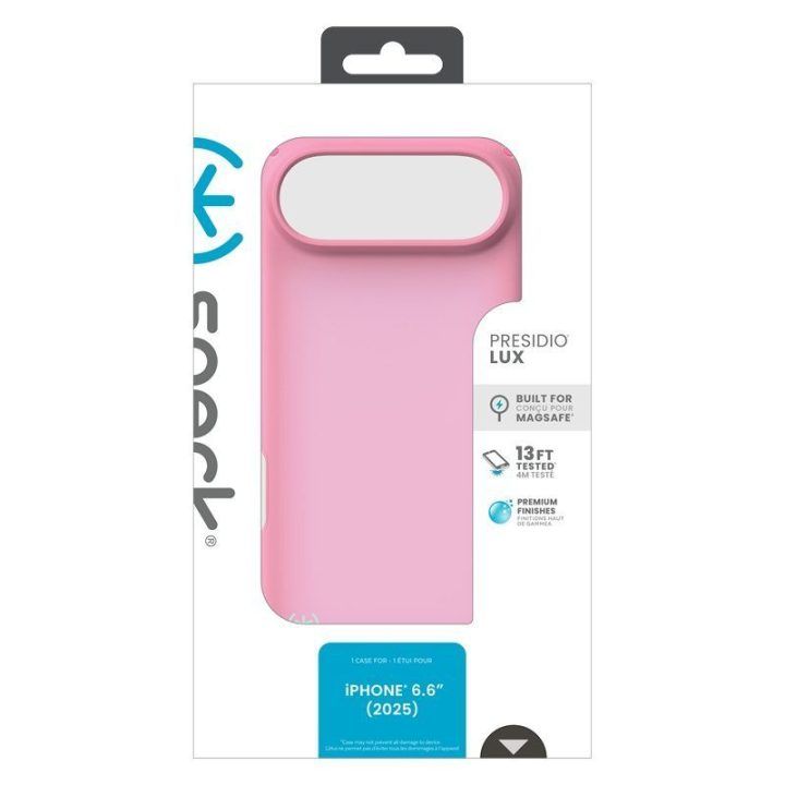 Dėklas iPhone Air Speck Presidio Lux MagSafe, rožinis
