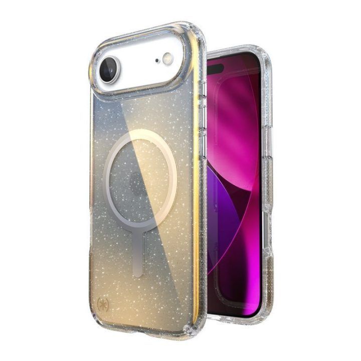 Dėklas iPhone Air Speck Presidio Lux MagSafe, sidabro spalvos