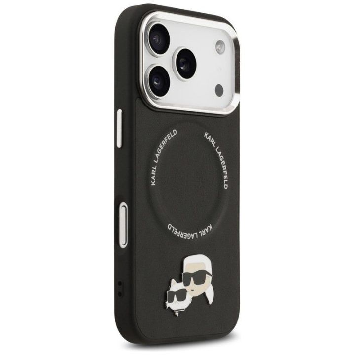 Dėklas iPhone 17 Pro Karl Lagerfeld juodas
