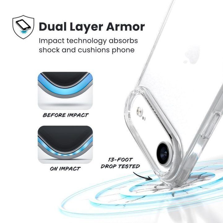 Permatomas dėklas iPhone Air Speck Presidio Perfect-Clear