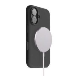 Dėklas iPhone 17, juodas, Crong Color Cover Magnetic
