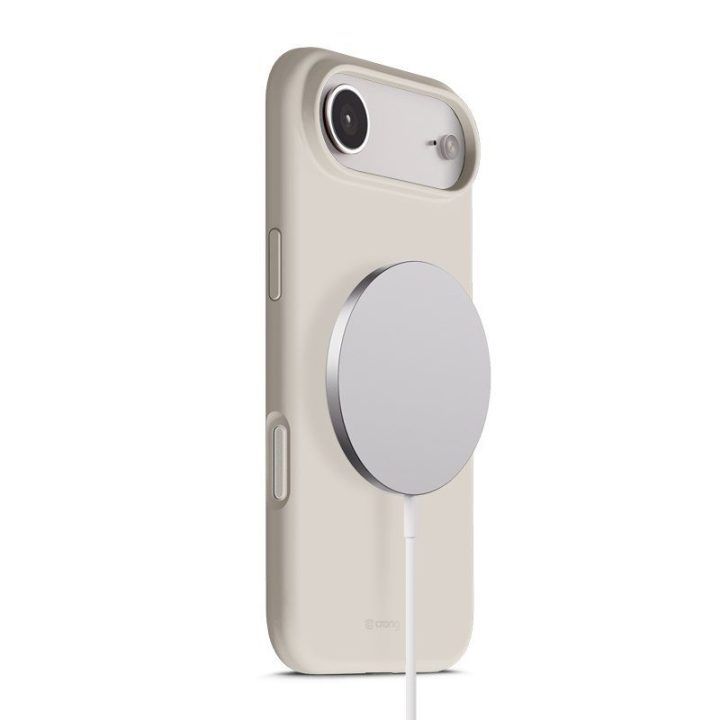 Dėklas iPhone Air, silikoninis, Stone Beige, Crong