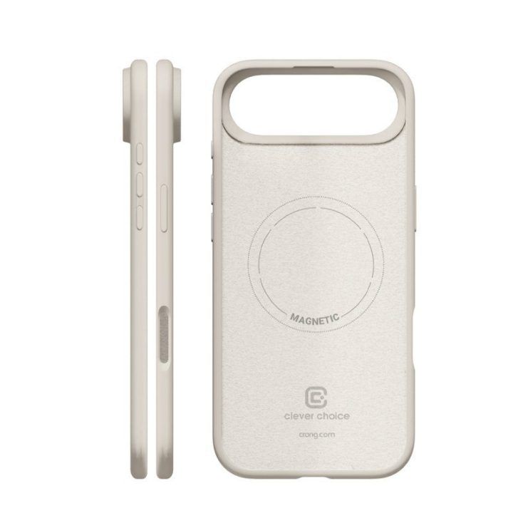 Dėklas iPhone Air, silikoninis, Stone Beige, Crong