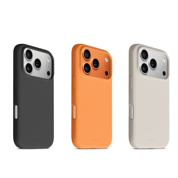 Magnetinis dėklas Crong Color Cover iPhone 17 Pro, juodas
