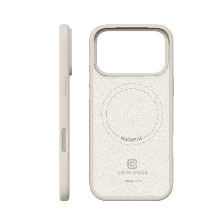 Dėklas Crong Color Cover Magnetic iPhone 17 Pro Max, smėlio