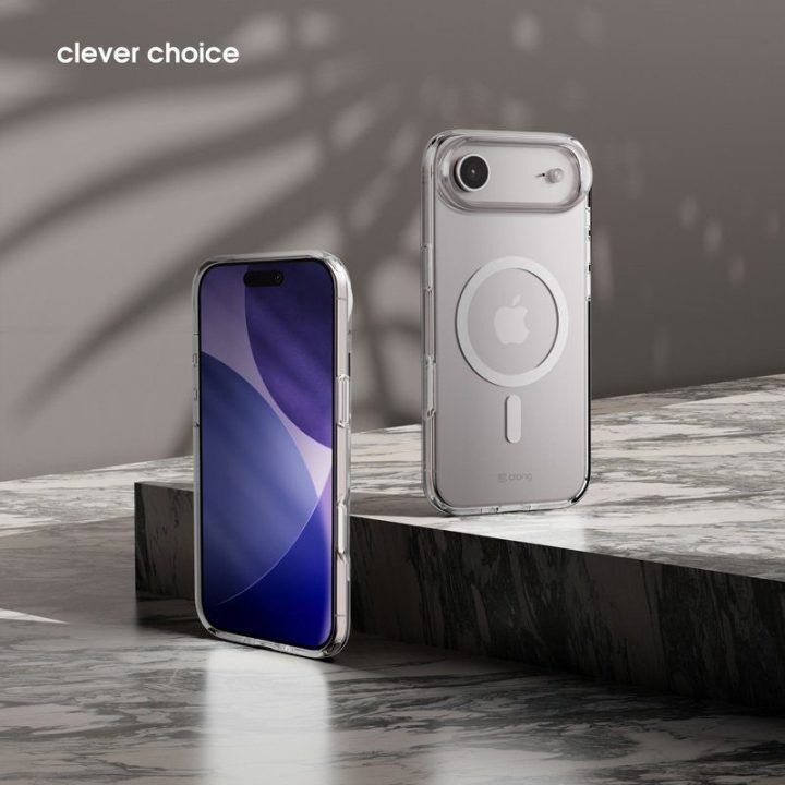 Permatomas dėklas iPhone Air Crong Clear MAG Cover