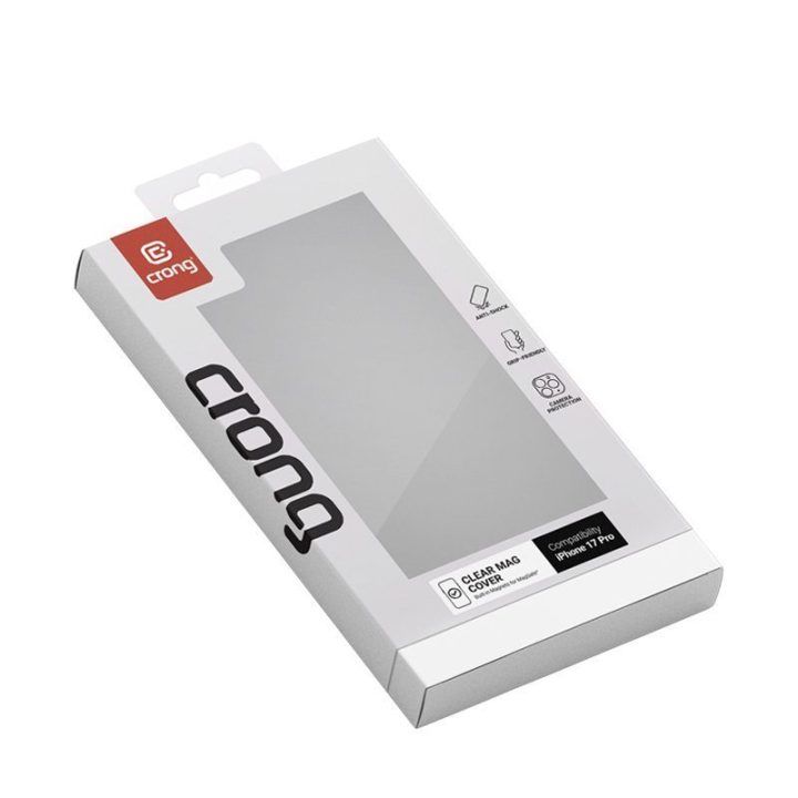 Permatomas dėklas iPhone 17 Pro Crong Clear MAG Cover