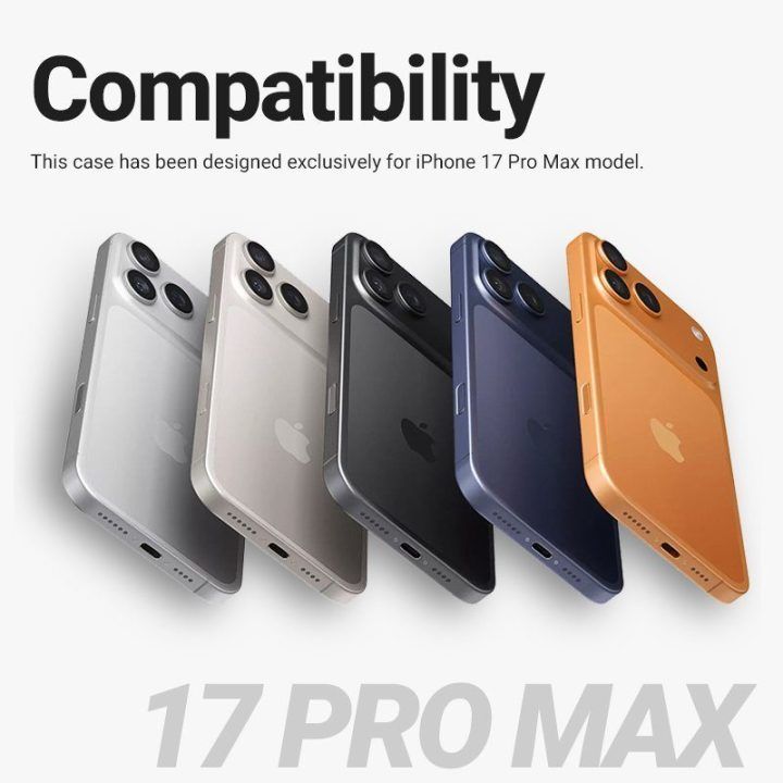 Permatomas dėklas iPhone 17 Pro Max, Crong Clear MAG Cover