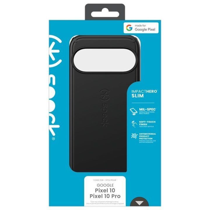 Dėklas Speck ImpactHero Slim Google Pixel 10 / 10 Pro, juodas