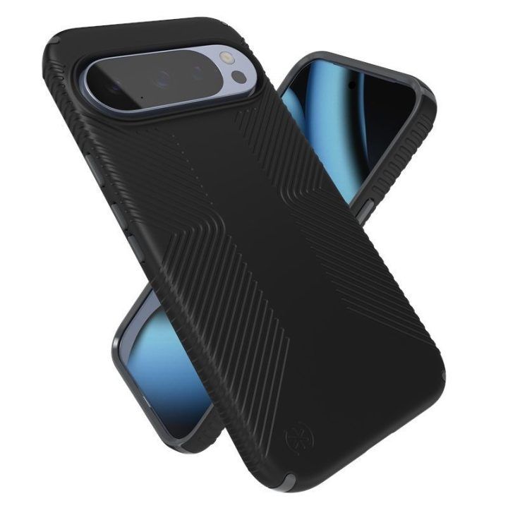 Dėklas Google Pixel 10 Pro XL, juodas/pilkas, Speck Presidio2 Grip Magnet