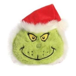 Minkštas žaislas Grinch su Kalėdų senelio kostiumu, 25 cm