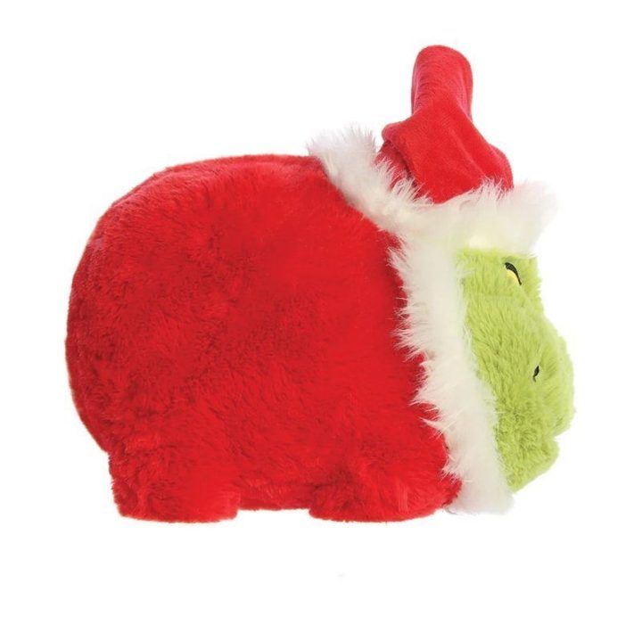 Minkštas žaislas Grinch su Kalėdų senelio kostiumu, 25 cm
