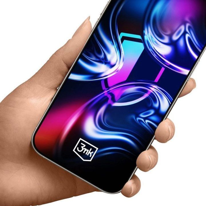 Apsauginis stiklas 3mk HardGlass Max iPhone Air, juodas