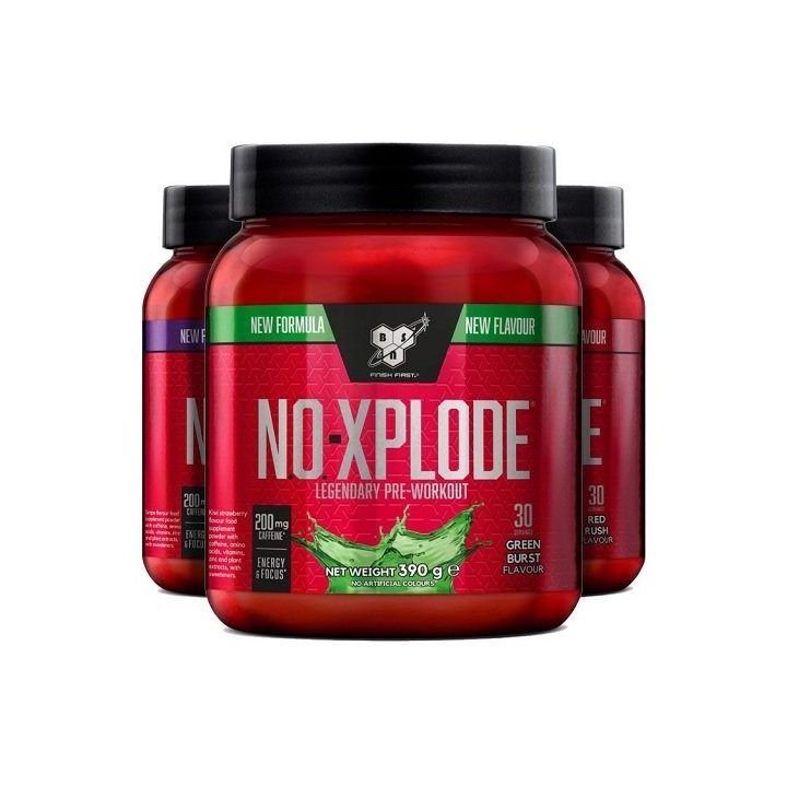 BSN NO-Xplode prieštreniruotinis papildas, 390 g