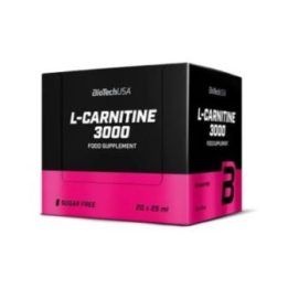 L-karnitinas skystoje formoje BioTechUSA 3000 mg, 20 x 25 ml