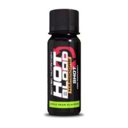 Scitec Hot Blood Hardcore prieštreniruotinis papildas, obuolių ir kriaušių skonio, 20 x 60 ml