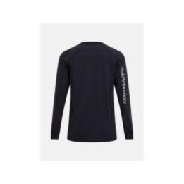 Moteriški marškinėliai ilgomis rankovėmis PEAK PERFORMANCE Trail Wool Blend LS, juodi