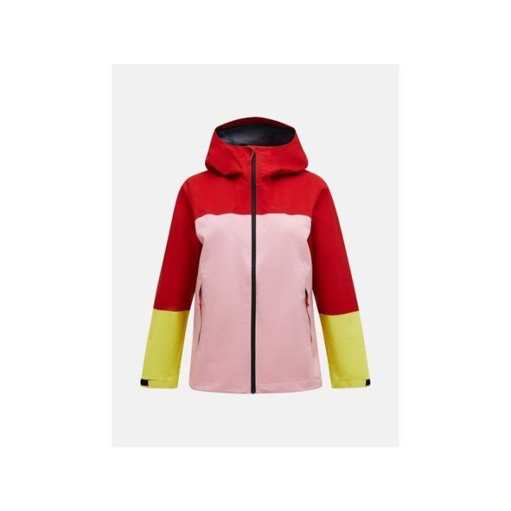 Moteriška striukė Peak Performance Trail Hipe 2.5L Shell, raudona