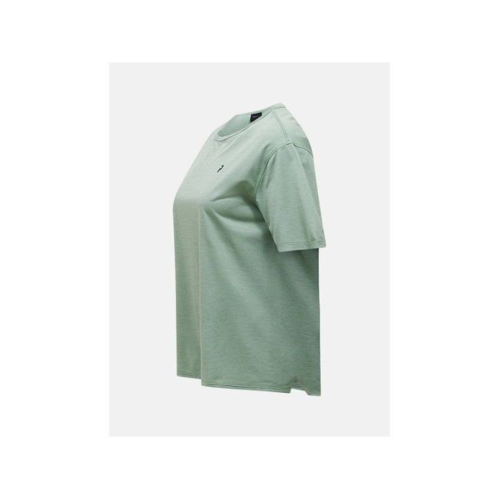 Moteriški marškinėliai Peak Performance W Trail Short Sleeve, žali