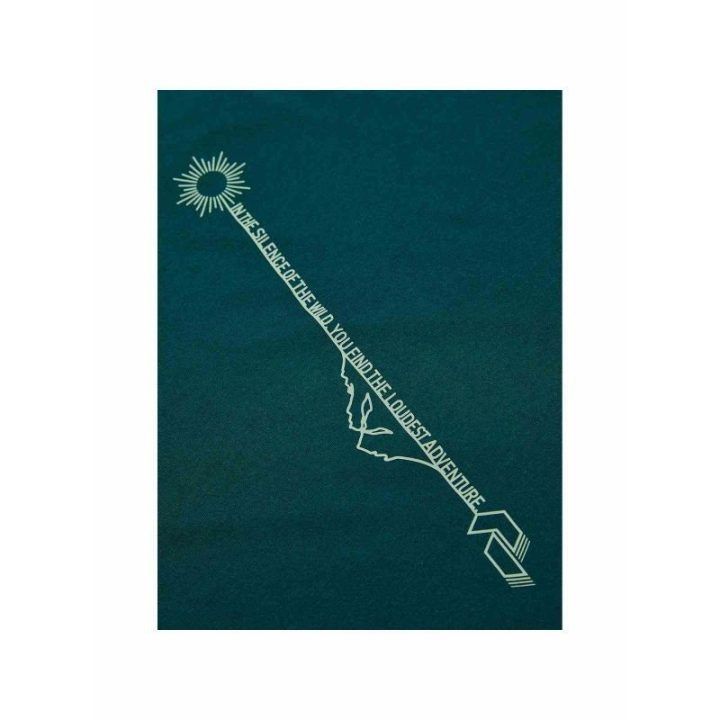 Moteriški marškinėliai Peak Performance W Wool-Blend Shortsleeve, žali