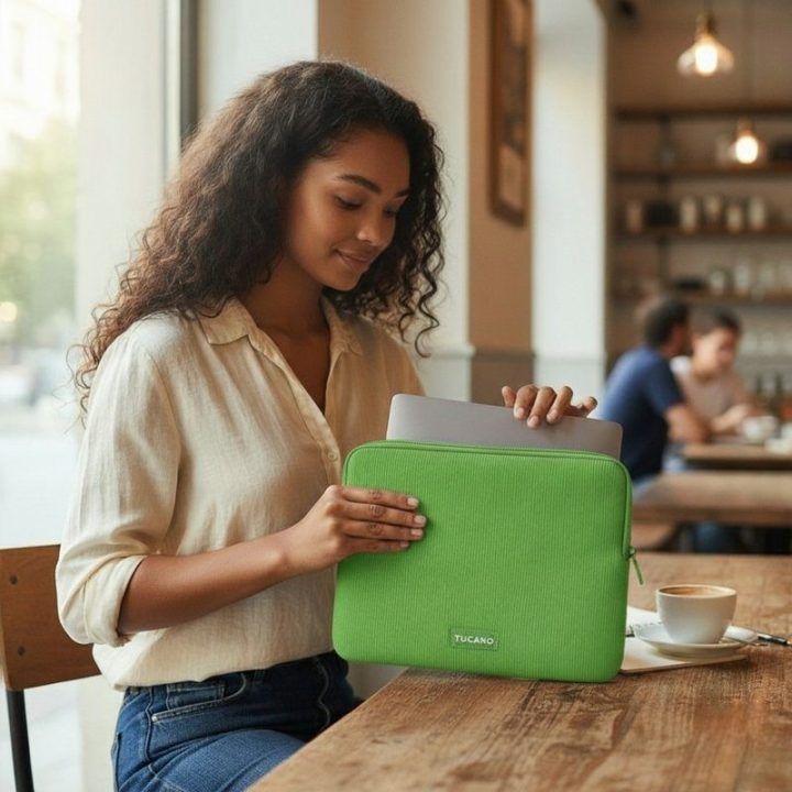 Žalias Tucano Colore2 dėklas MacBook Air 13"