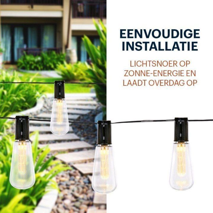 Saulės LED sodo girlianda Grundig 3,35 m