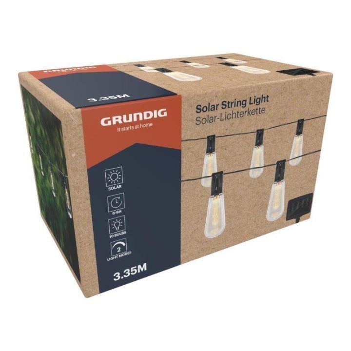 Saulės LED sodo girlianda Grundig 3,35 m