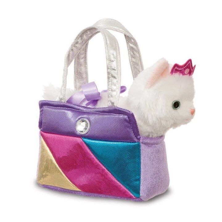 Minkštas žaislas Fancy Pals katė su karūna, 20 cm